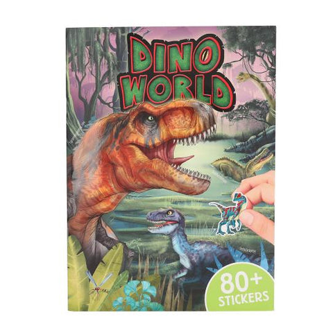 Carnet d'Autocollants Puffy Dino World (5+)