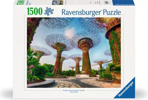 Puzzle Jardin de la baie de Singapour (1500 pièces)