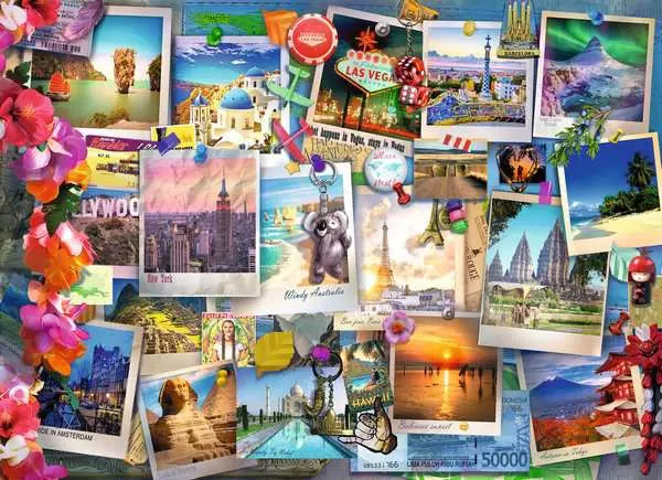 Puzzle Cartes postales (500 pièces)
