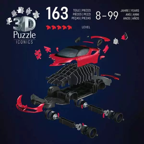 Puzzle 3D Véhicules Ferrari SF90 Stradale (108 pièces)
