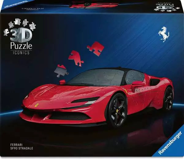 Puzzle 3D Véhicules Ferrari SF90 Stradale (108 pièces)