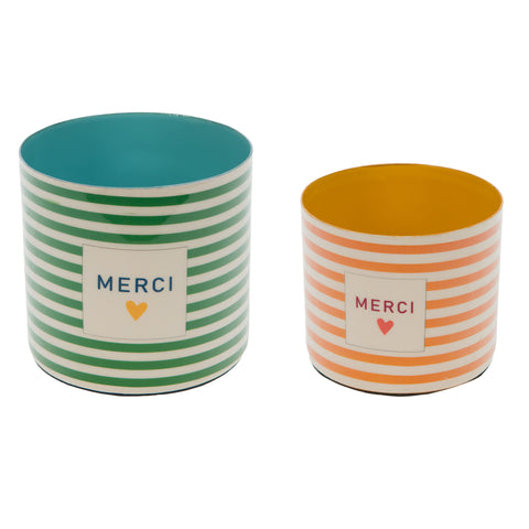 Cache-pot Merci (2 tailles)