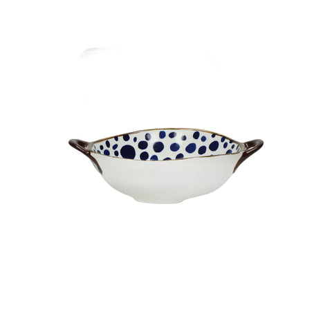 Bol/Plat à four Anafi Bleu 17,5 cm