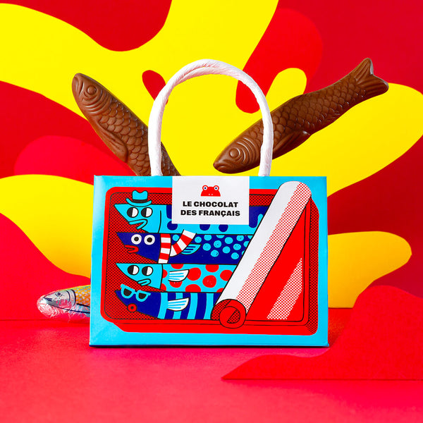 Sac de 4 Sardines en chocolat au lait