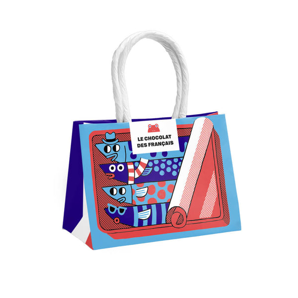 Sac de 4 Sardines en chocolat au lait