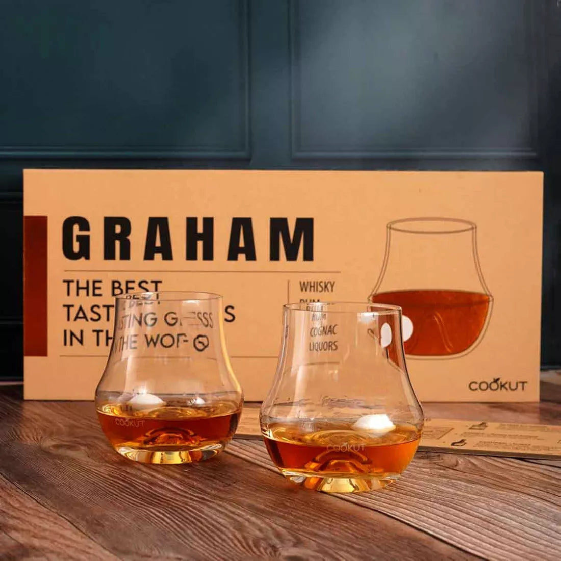 Cookut Graham Coffret 2 verres à whisky Graham – Bibouille