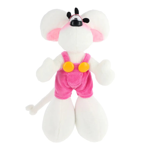 Peluche Diddl en salopette Rose 30cm