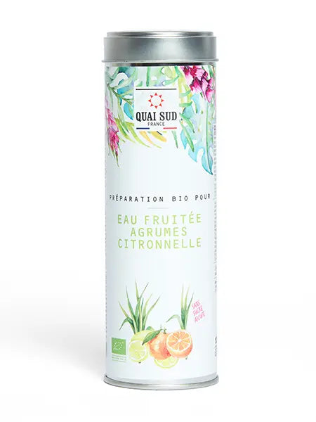 Préparation Bio* pour eau fruitée - Agrumes-citronnelle