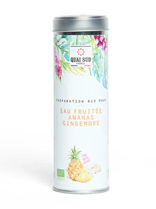 Préparation Bio* pour eau fruitée - Ananas-gingembre