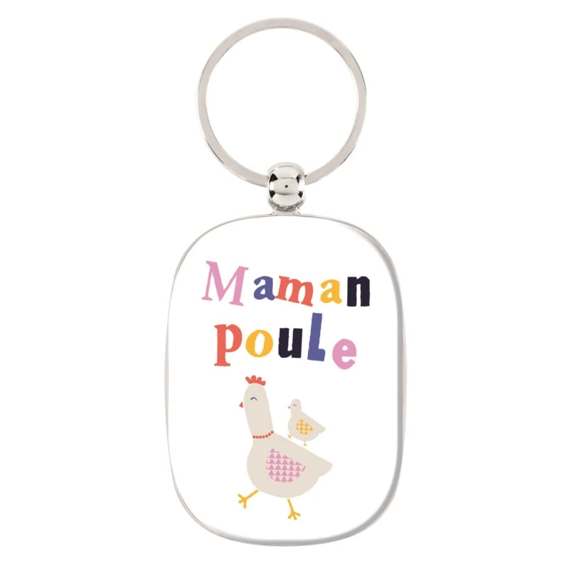 Porte-clés Maman Poule