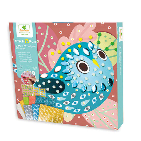 3 Maxi Mosaïques Oiseaux (3+)