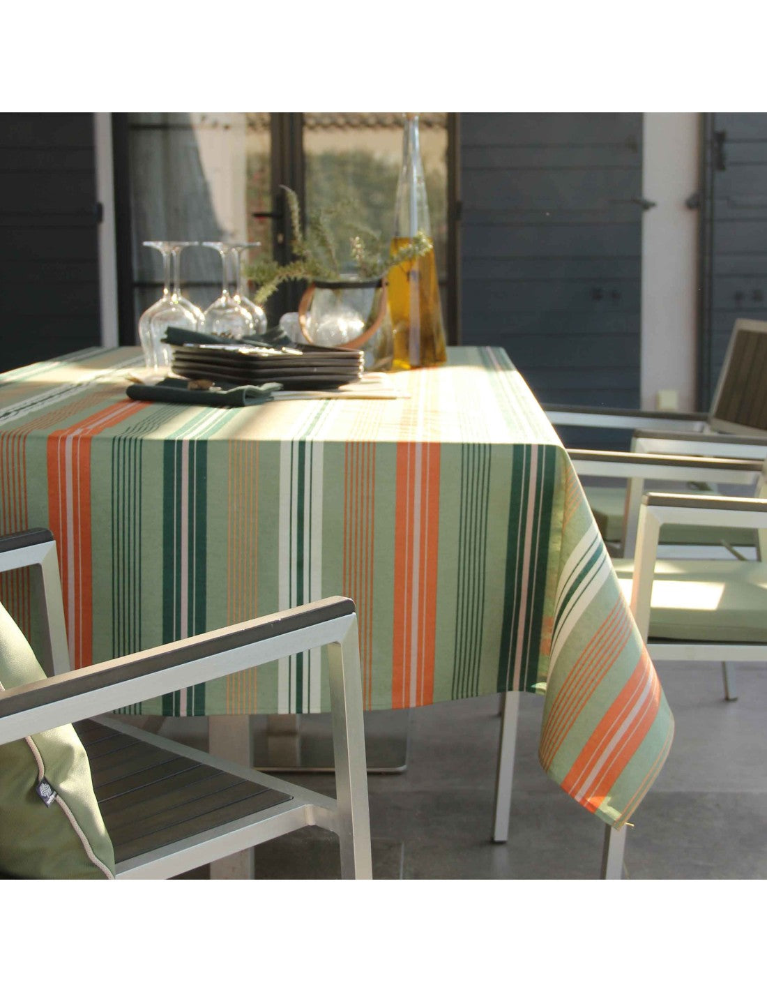 Nappe Enduite St Jean de Luz Oil green (plusieurs tailles)