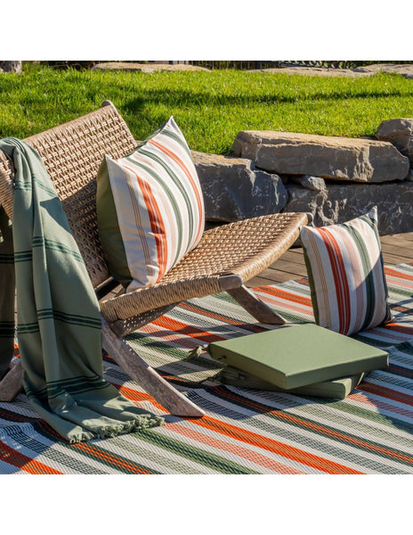 Coussin Extérieur St Jean de Luz Oil Green (40x60 cm)