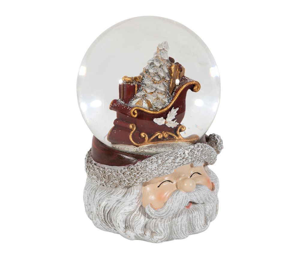 Boule à Neige Musicale Santa