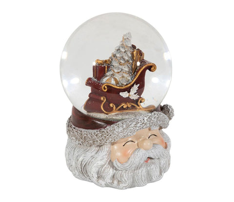 Boule à Neige Musicale Santa