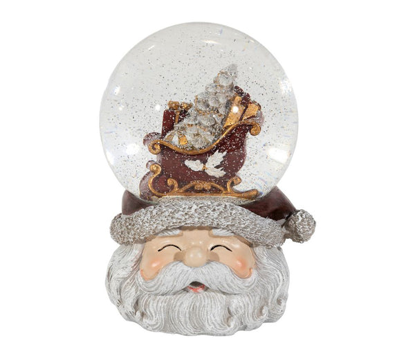 Boule à Neige Musicale Santa