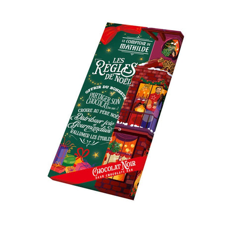 Tablette Chocolat noir de Noël 100g