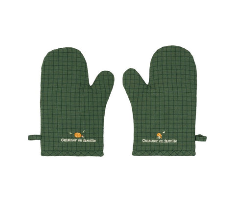 Lot de 2 Gants de Cuisine Cueillette d'Hiver