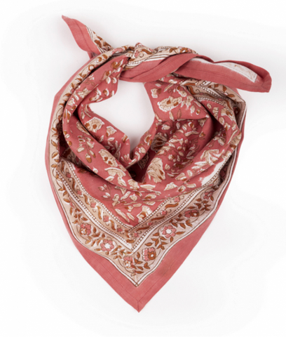 Grand Foulard Fleuri Sarika Grenade