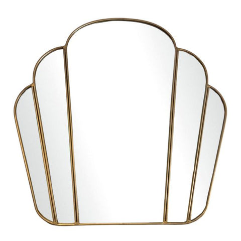 Miroir doré rétro 95x90x2 cm