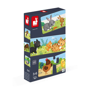 Coffret 10 puzzles Trionimo (3 pièces) (3+)