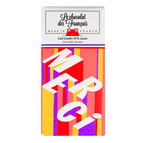 Tablette Chocolat Lait Bio Merci