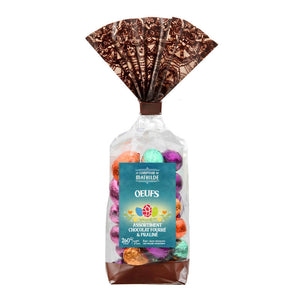 Œufs assortiment chocolat fourré et praliné 260g
