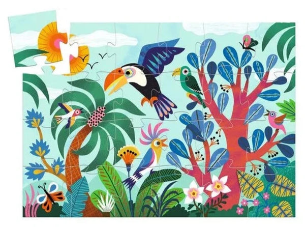 Puzzle silhouette - Coco le toucan (24 pièces)