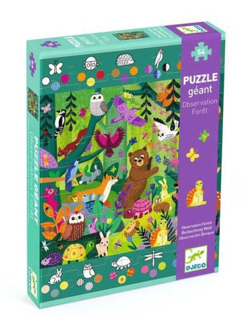 Puzzle géant Observation forêt (54 pièces)