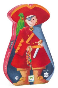 Puzzle silhouette - le Pirate et son trésor (36 pièces)