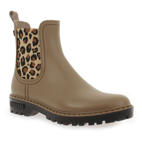 Bottes de Pluie Mate Taupe Leopard (du 36 au 42)