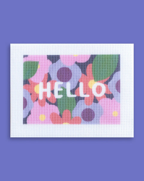 Canevas Postal Hello Flowers