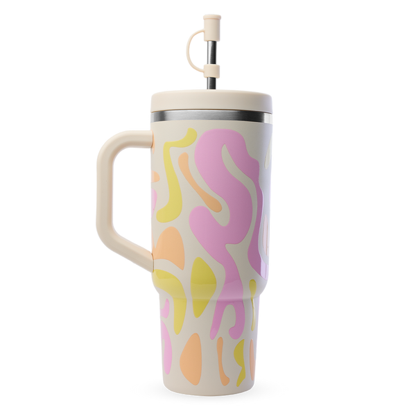 Travel Cup Isotherme Waves Sable 900ml