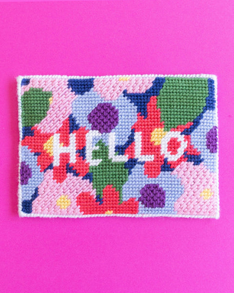 Canevas Postal Hello Flowers