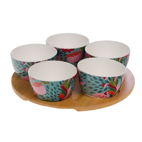 Plateau et 5 Bols Apéro