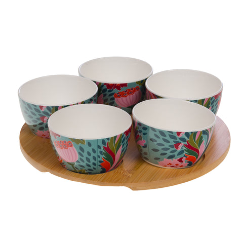 Plateau et 5 Bols Apéro