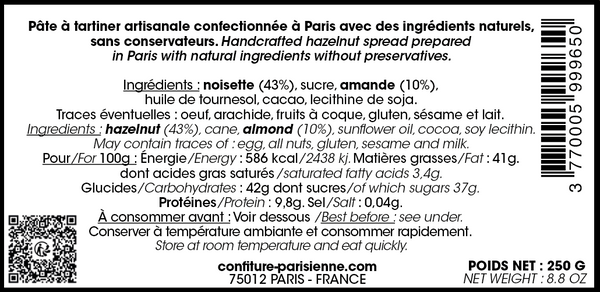 Merci Maître Tartine Noisette