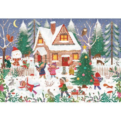 Puzzle Calendrier de l’Avent Joyeuses Fêtes (500 pièces)