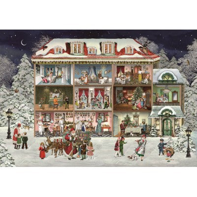 Puzzle Calendrier de l’Avent Merveilleuse Maison de Noël (1000 pièces)