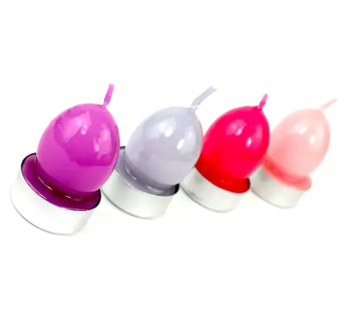 Set de 4 Bougies Œufs Glossy Glow