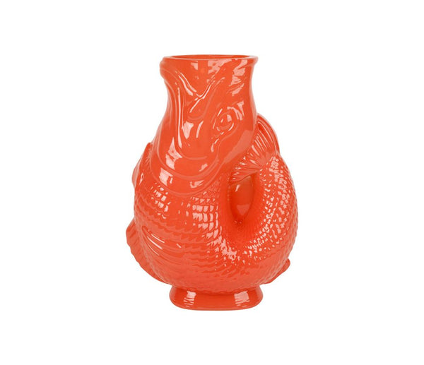 Vase Poisson Pisco Corail H20 cm