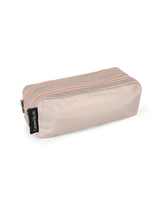 Trousse double Irisée Rose