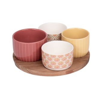 Coffret Apéritif 4 pièces Rangoli