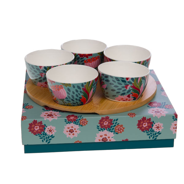 Plateau et 5 Bols Apéro