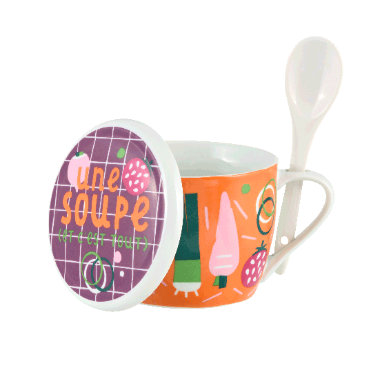 Bol à Soupe avec couvercle "Bortsch"