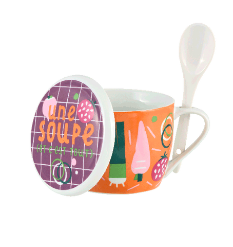 Bol à Soupe avec couvercle "Bortsch"