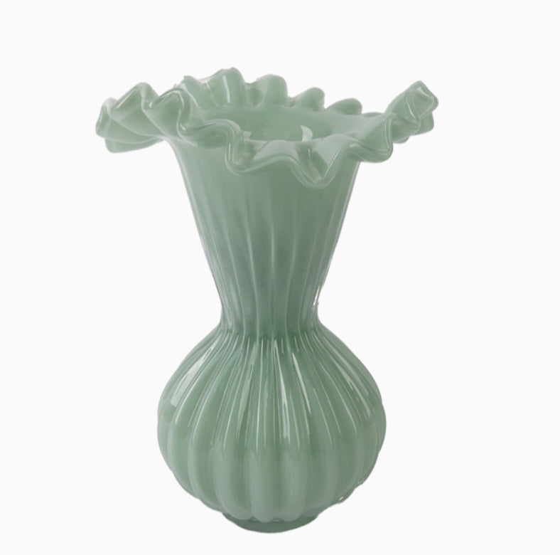 Vase Froufrou Vert Matcha