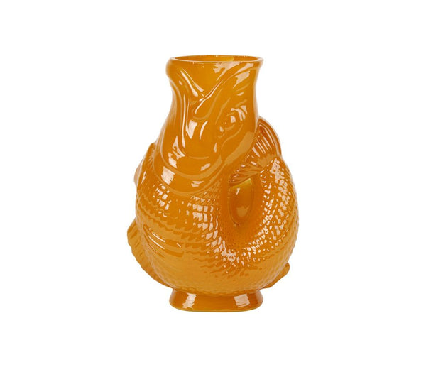 Vase Poisson Pisco Ambre H20 cm