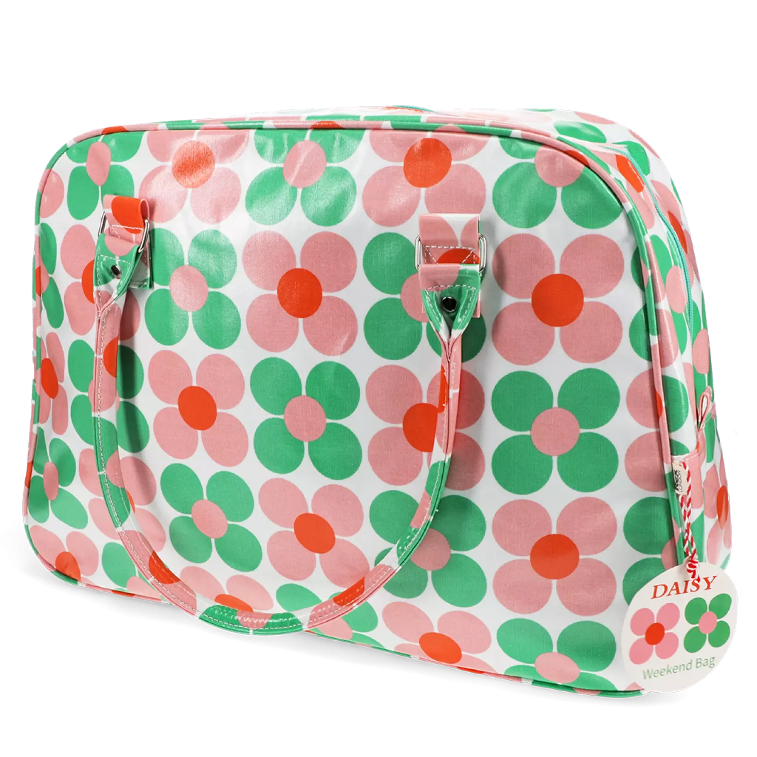 Sac Week-end Daisy rose et vert