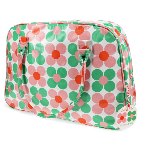 Sac Week-end Daisy rose et vert